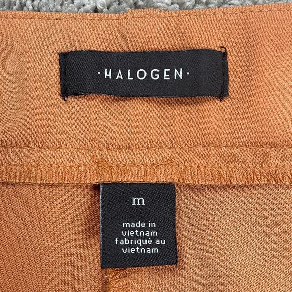 Halogen Wide Leg Cargo Pants in Warm Latte Womens Medium Utility Work Pants - Picture 7 of 10